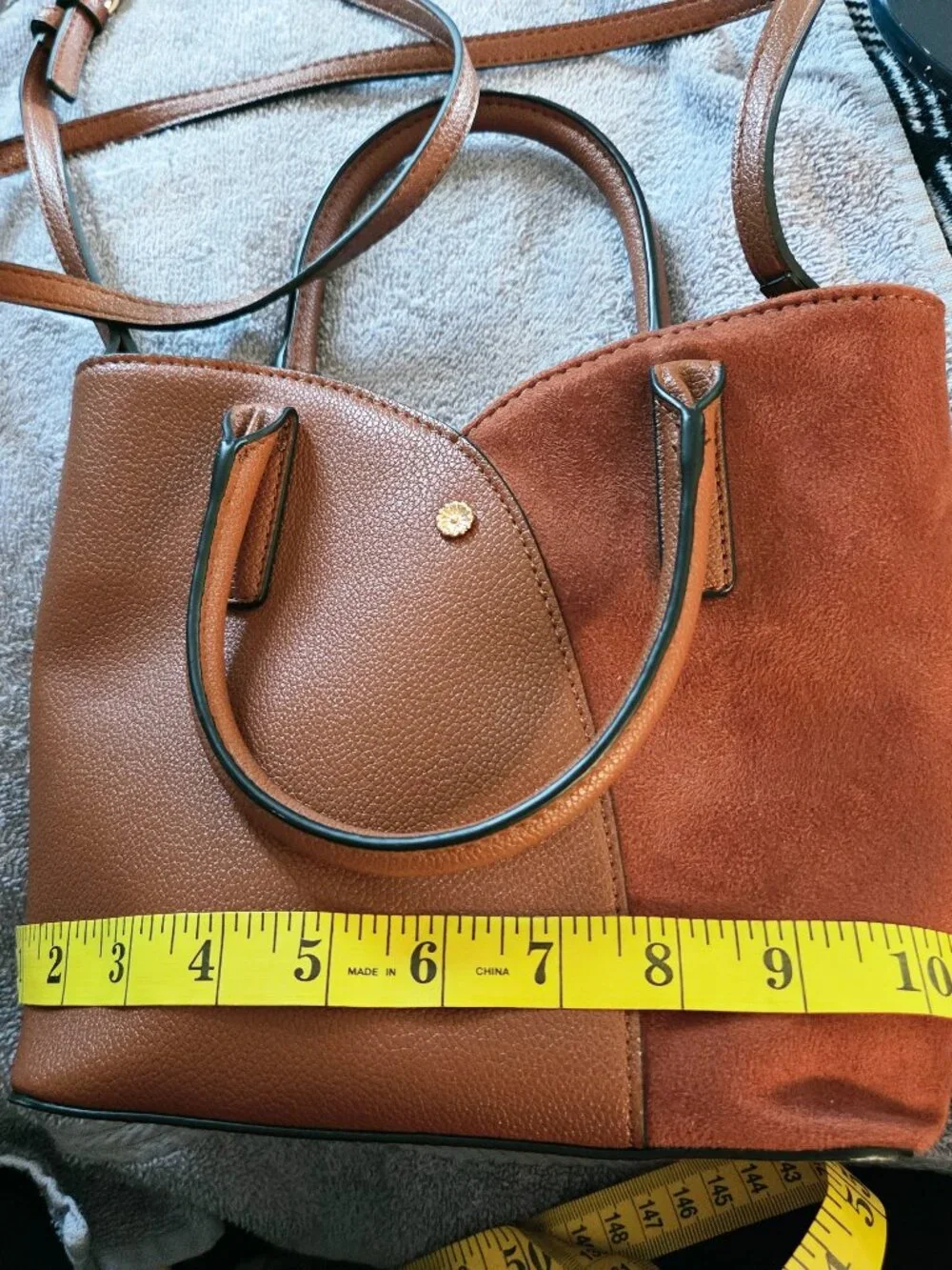 Lauren Conrad handbag/crossbody bag 10x8/Brown 